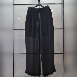 Victoria Beckham Women's Black Straight Leg Pants